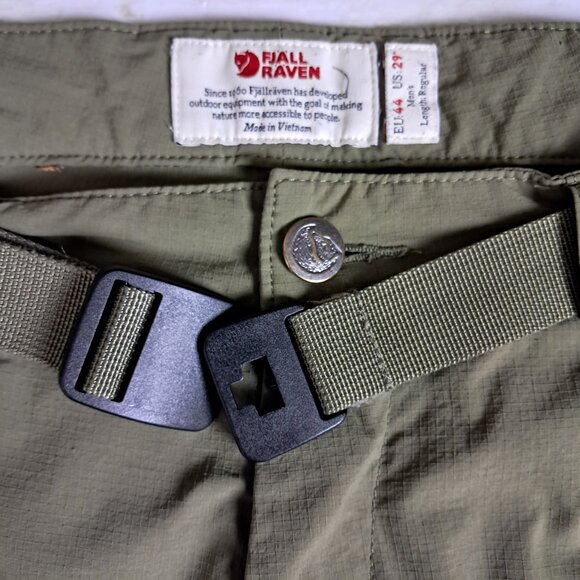Fjallraven High Coast Hike Belted Trousers 29 - Picture 5 of 7